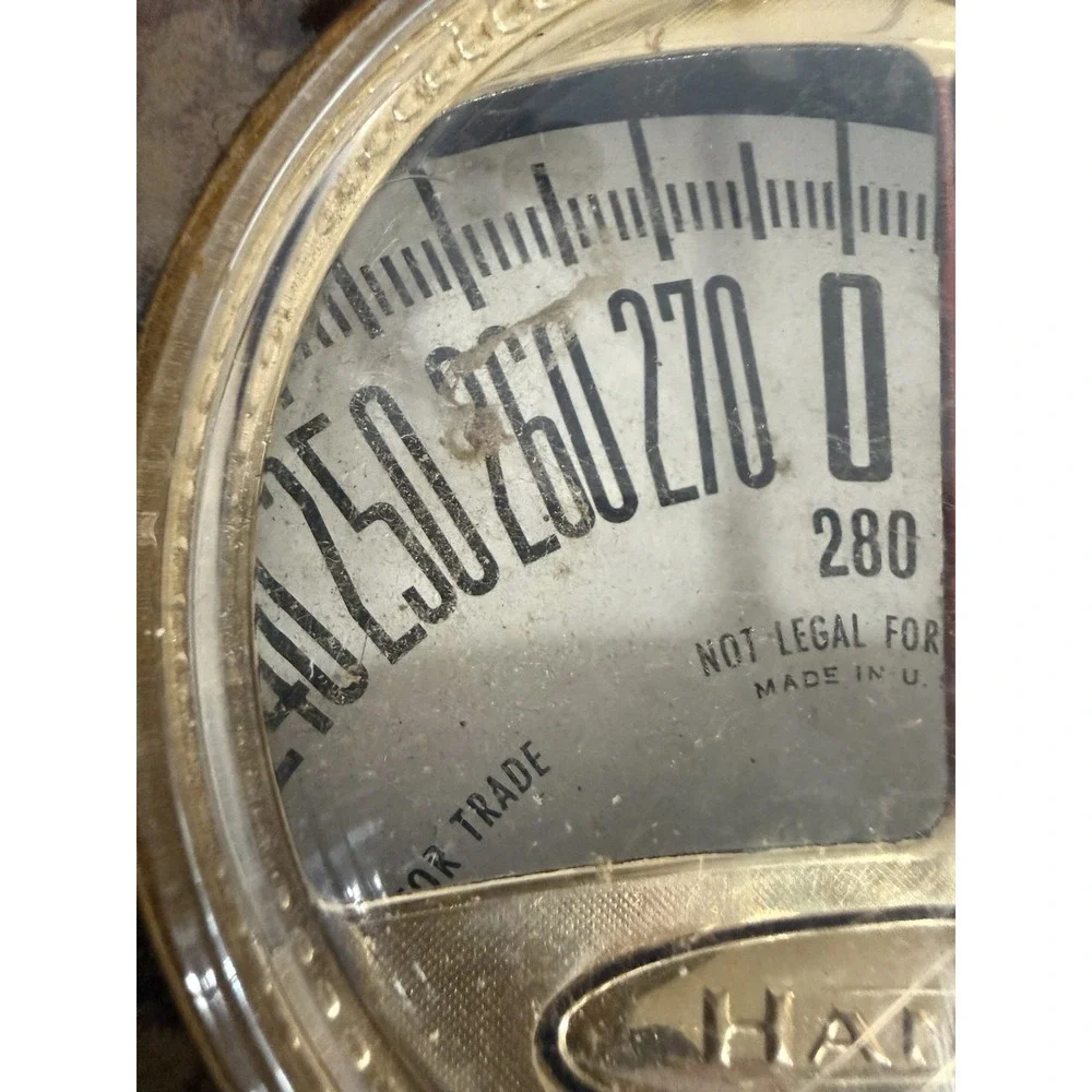 Vintage Hanson Bathroom Floor Scale Royal Copper‎ Marble Design Heavy Duty Steel